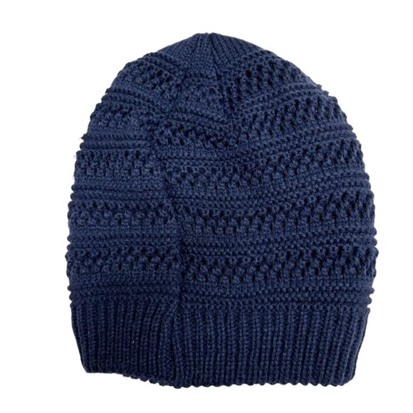 Ribbed Beanie Thick Cuffed Ski Hat Visit > Skully Winter Ski Cap, Size: One size - Picture 3 of 5